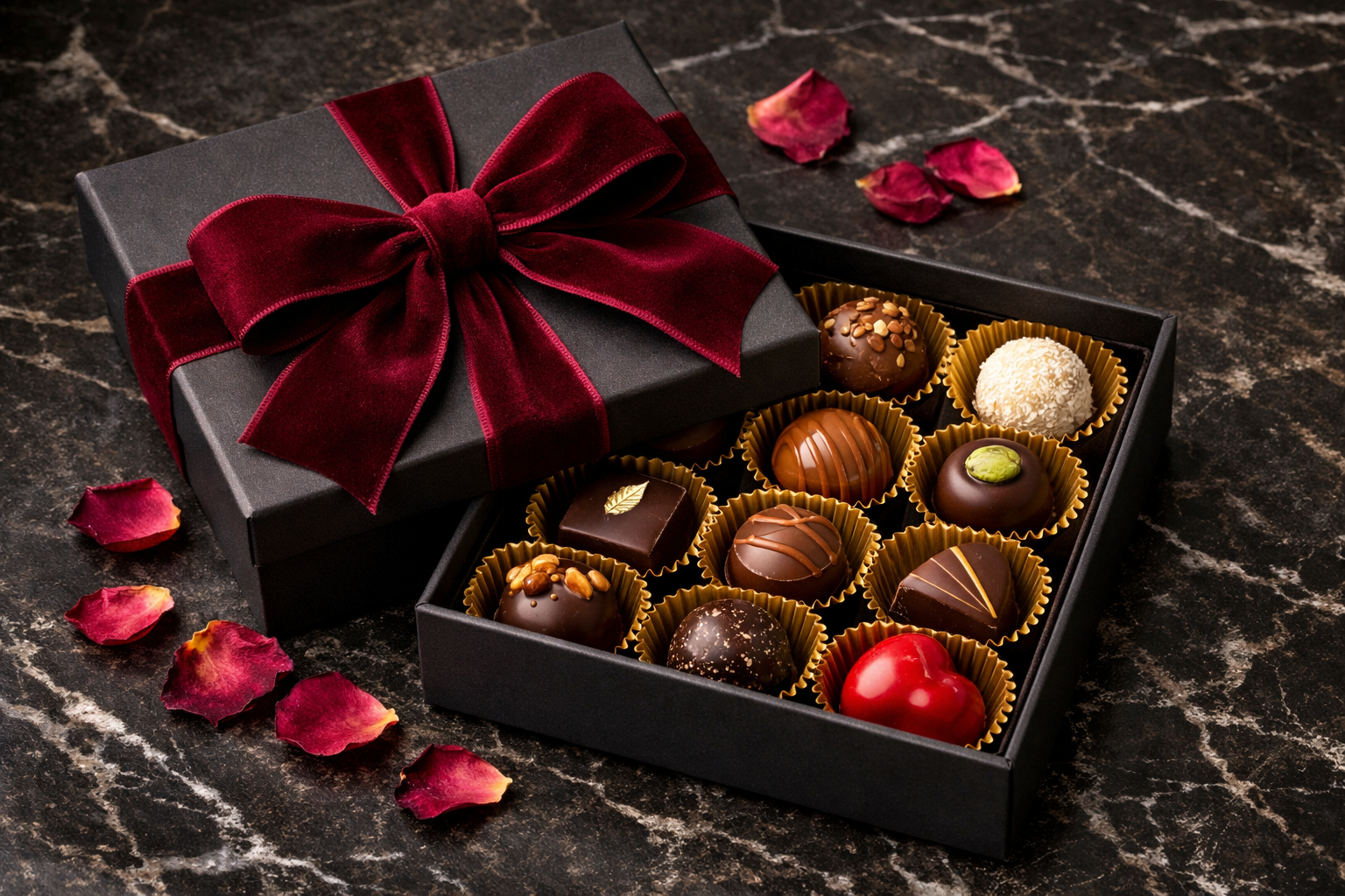 El yapimi cikolata hediye kutusu, ozel ambalaj ile